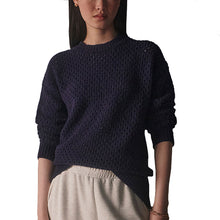 Load image into Gallery viewer, Varley Grady Boucle Womens Knit Sweater - Evening Blue/M
 - 1
