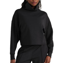 Load image into Gallery viewer, Rhone DreamGlow Mock Neck Womens Pullover - Pure Black Hthr/XL
- 1