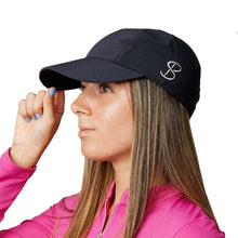 Load image into Gallery viewer, Sofibella Snap Women's Tennis Hat - Black/One Size
- 1