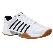 Load image into Gallery viewer, KSwiss Express Light Indoor Mens Tennis Shoe - Wht/Blk/Silver/D Medium/13.0
- 1