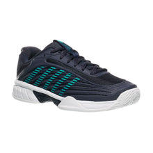 Load image into Gallery viewer, KSwiss HyperCourt Express 3 Kids Tennis Shoes - Carbon/Bltc/Wht/M/5.5
- 1