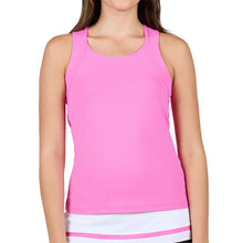 Load image into Gallery viewer, Sofibella Style Icons Racerback Women Tennis Tank - Super Pink/L
- 4