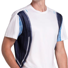 Load image into Gallery viewer, K-Swiss Breakline Stripe Crew Mens Tennis Shirt
- 3