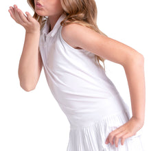 Load image into Gallery viewer, Lucky in Love Match Pleated Girls Polo Dress
- 3