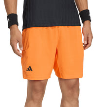 Load image into Gallery viewer, Adidas Ergo 7 Inch Mens Tennis Shorts - Pure Orange/XL
- 4