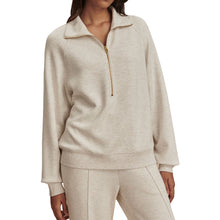 Load image into Gallery viewer, Varley Selene Half Zip Sweat Womens Pullover - Ivory Marl/L
- 4