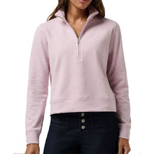 Load image into Gallery viewer, Travis Mathew Cloud Half Zip 2.0 Wns Pullover - Hthr Violet Ice/L
- 1
