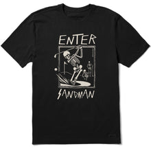 Load image into Gallery viewer, Life Is Good Enter Sandman SS Mens T-Shirt - Faded Black/XXL
- 1
