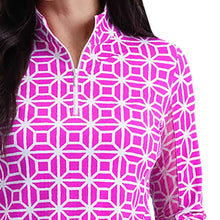 Load image into Gallery viewer, Ibkul Carolyn LS Mock Womens QZ
- 6