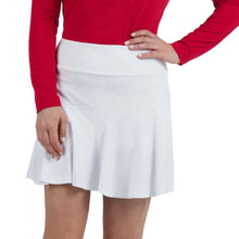 Load image into Gallery viewer, Ibkul Solid Flounce 16.5 inch Womens Skort - White/XL
- 13
