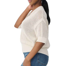 Load image into Gallery viewer, Krimson Klover Tansy SS Henley Womens Sweater
- 3