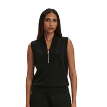 Load image into Gallery viewer, Varley Beau Sleeveless Half-Zip Womens Sweater - Black/L
- 1