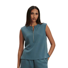 Load image into Gallery viewer, Varley Simmons Half-Zip Womens Tank - Mallard Blue/M
- 1