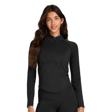 Load image into Gallery viewer, Wilson Baseline Half-Zip Womens Tennis Pullover - Black/L
- 1