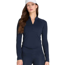 Load image into Gallery viewer, Wilson Baseline Half-Zip Womens Tennis Pullover - Classic Navy/L
- 7