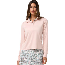 Load image into Gallery viewer, TravisMathew Skyloft Light QZ LS Womens Pullover - Hthr Blush Pink/L
- 1