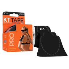 Load image into Gallery viewer, KT Tape PRO 10inch PreCut Strips - Jet Black
 - 4