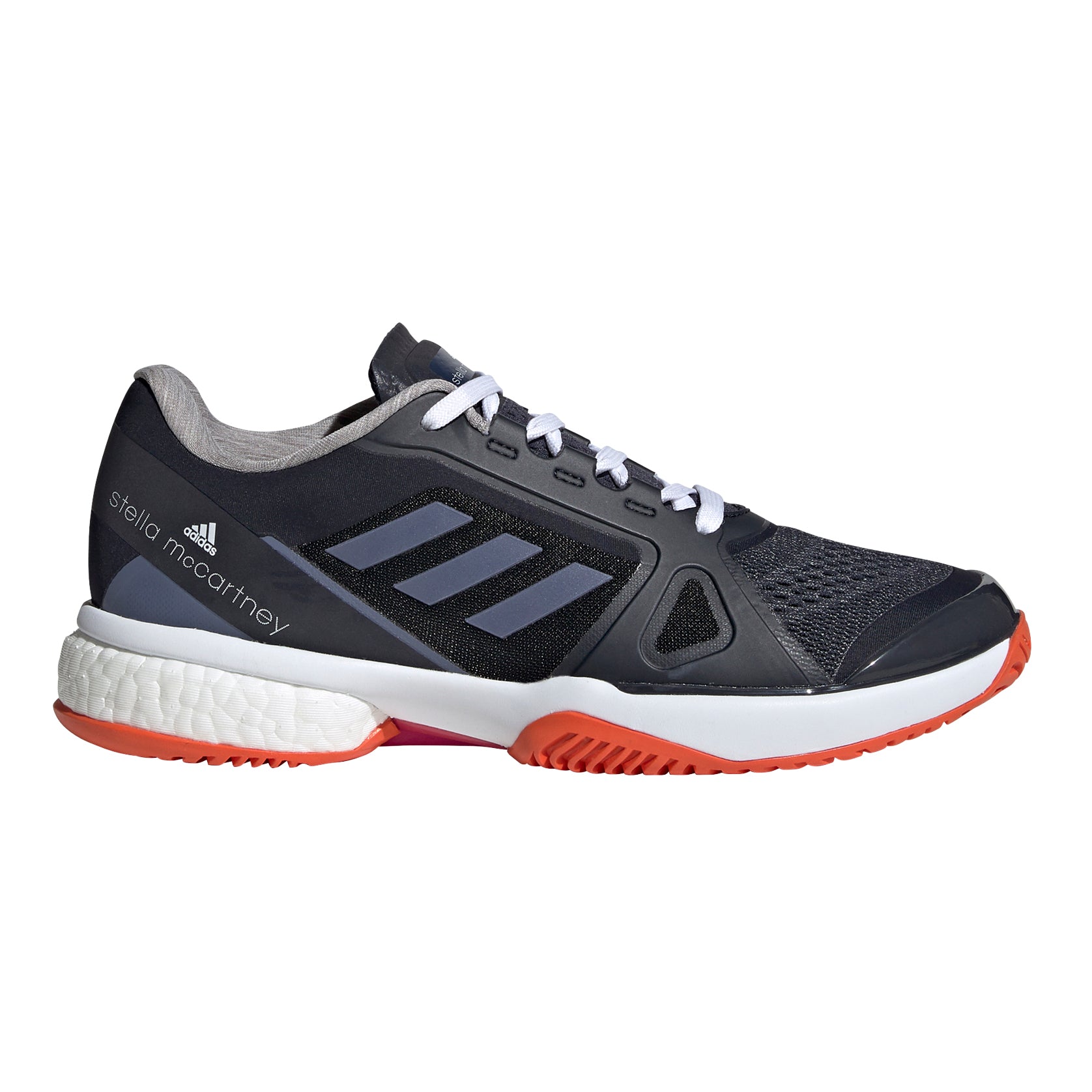 adidas gazelle silver green womens adidas Women's Stella McCartney Court Tennis Shoes (White/Silver Metallic/Wonder Blue) 9 main image 1