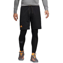 Load image into Gallery viewer, Adidas Two-In-One 9in Black Mens Tennis Shorts
 - 1