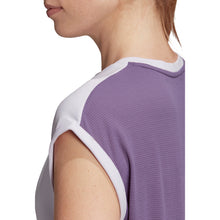 Load image into Gallery viewer, Adidas HEAT.RDY Purple Womens SS Tennis Shirt
- 4