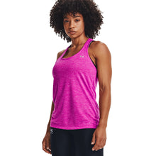 Load image into Gallery viewer, Under Armour Tech Twist Womens Workout Tank Top - METEOR PNK 660/L
- 2