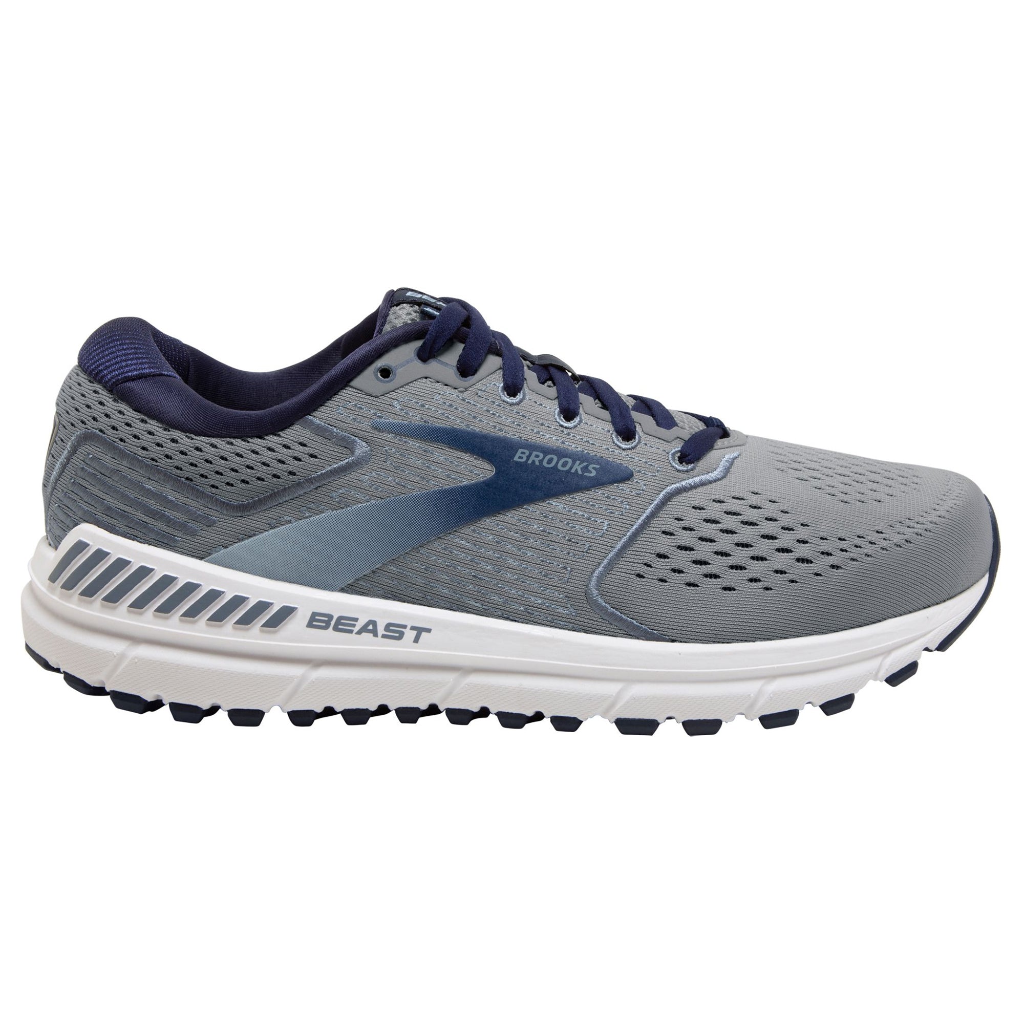 Brooks Beast 20 Grey Blue Mens Running Shoes – Pickleball  display picture 2
