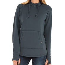 Load image into Gallery viewer, Free Fly Bamboo Fleece Womens Hoodie - BLUE DUSK 111/XL
- 1