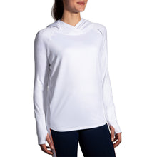 Load image into Gallery viewer, Brooks Dash Womens Running Hoodie - WHITE 100/L
 - 3