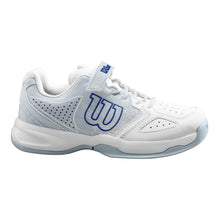 Load image into Gallery viewer, Wilson Kaos All Court Junior Tennis Shoes - White/Dazzling/13.0/M
- 4