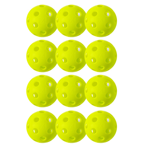 Franklin X-26 Optic Indoor Pickleballs - 12 Pack - Optic