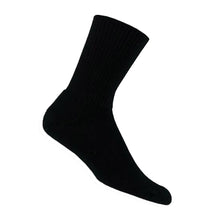 Load image into Gallery viewer, Thorlo TX-13 2 Pack Mens Crew Tennis Socks - Black
 - 1