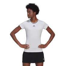 Load image into Gallery viewer, Adidas Freelift Match White Womens Tennis Shirt - White/Black/XL
- 1
