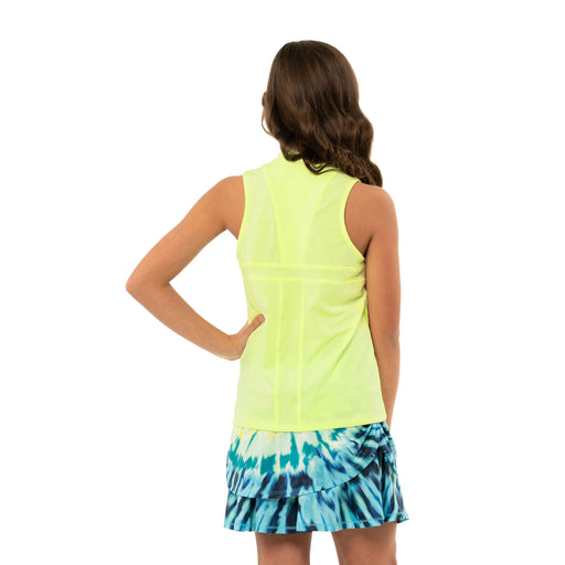 Lucky in Love Birdie Girls Sleeveless Polo