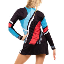 Load image into Gallery viewer, Lucky in Love Raquet Power Blk Wmn LS Tennis Shirt
 - 3