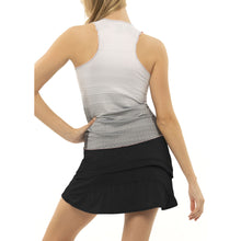 Load image into Gallery viewer, Lucky in Love Plt Me Right Blk Wmn Tennis Tank Top
- 3