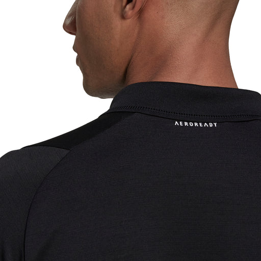 Adidas FreeLift Black-White Mens Tennis Polo