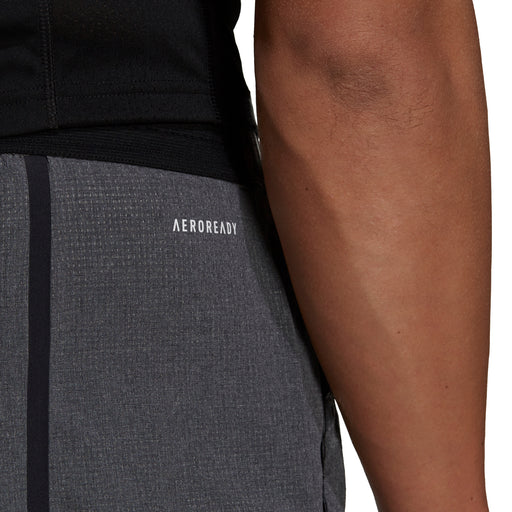 Adidas Ergo Dark Grey Hthr 9in Mens Tennis Shorts