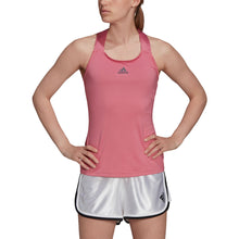 Load image into Gallery viewer, Adidas Aeroready Y-Tank Rose Women Tennis Tank Top
- 1