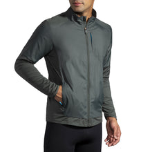 Load image into Gallery viewer, Brooks Fusion Hybrid Mens Running Jacket - DARK OYSTER 392/XXL
- 3