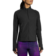 Load image into Gallery viewer, Brooks Fusion Hybrid Womens Running Jacket - BLACK 001/XL
- 1