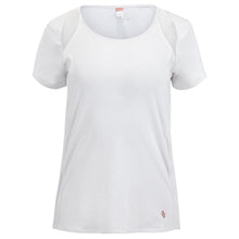 Load image into Gallery viewer, Cross Court Essentials Cap Womens Tennis Shirt - WHITE 0110/XL
- 2