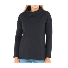 Load image into Gallery viewer, Free Fly Bamboo Thermal Flc Wmns Mockneck Pullover - HTHR BLACK 101/XL
- 1