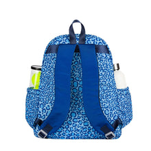 Load image into Gallery viewer, Ame & Lulu Game On Blue Leopard Tennis Backpack
- 2