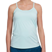 Load image into Gallery viewer, Cross Court Blue Abyss Crystal Wmn Tennis Tank Top - Crystal Waters/L
- 1