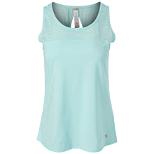 Load image into Gallery viewer, Cross Court Blue Abyss Crystal Wat Wmn Rcrbck Tank - Crystal Waters/XL
- 1