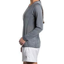 Load image into Gallery viewer, Baddle Womens Longsleeve Pickleball Shirt - Hthr Shadow Shw/XL
- 4