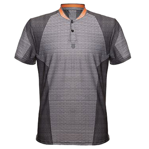 K-Swiss Impact Black Mens SS Tennis Henley