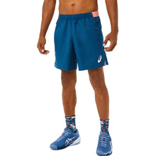 Load image into Gallery viewer, Asics Match 7in Mens Tennis Shorts - LGHT INDIGO 401/XXL
 - 4