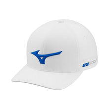 Load image into Gallery viewer, Mizuno Tour Delta Fitted Hat - White/L/XL
 - 5