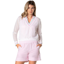 Load image into Gallery viewer, Lucky In Love Nostalgia Womens Tennis Pullover - WHITE 110/L
- 1